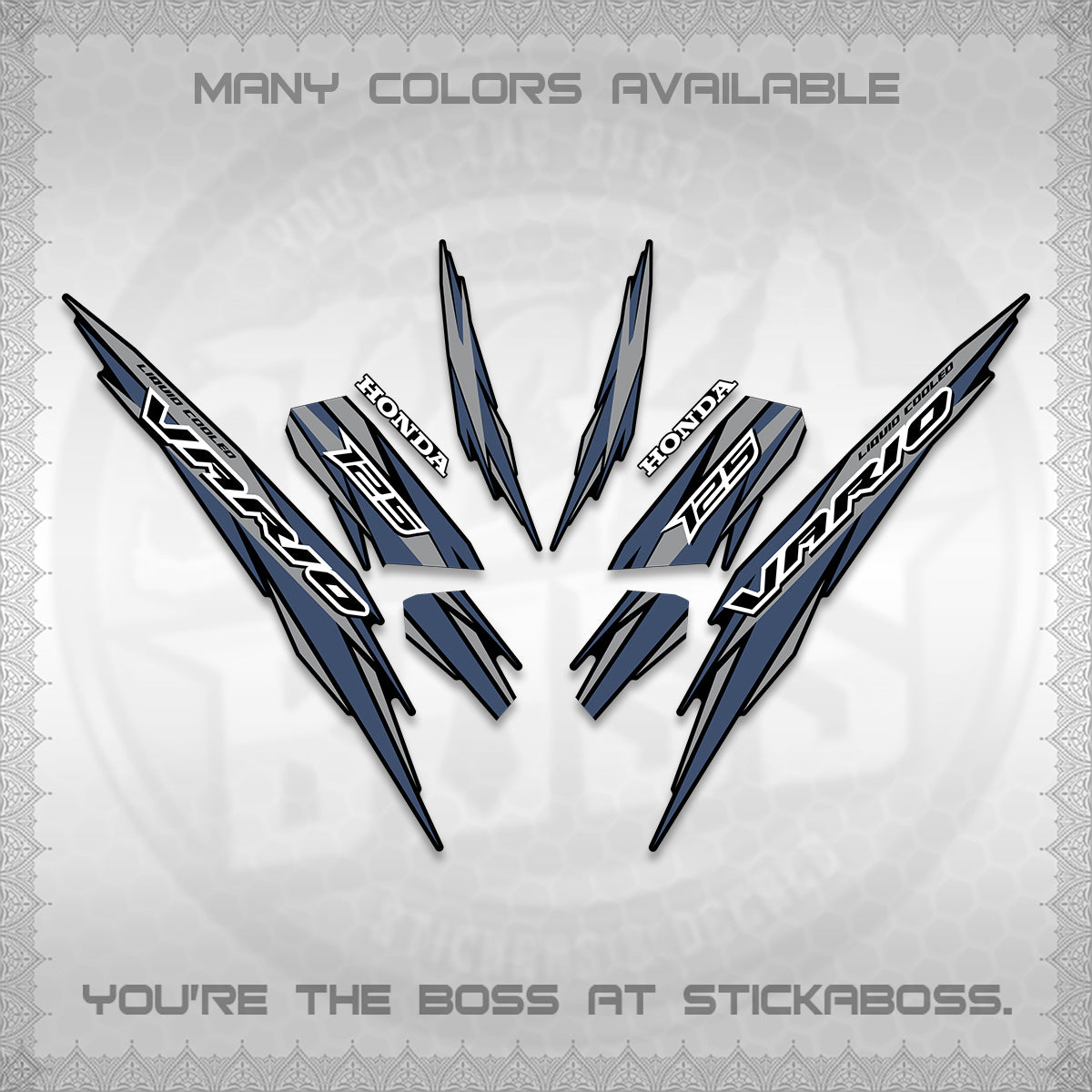 CLICK 125 V3 INDO DECALS (2024 SV 22-A1 STYLE) STICKER KITS By STICKABOSS
