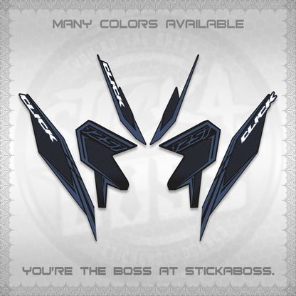 CLICK 125 V3 DECALS (2026 LINE UP DESIGN) STICKER KITS By STICKABOSS