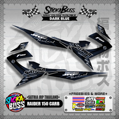 RAIDER 150 CARB DECALS ( SATRIA JRP THAILAND ) [ PREMIUM GLOSSY LAMINATED ]【WITH FREEBIES】