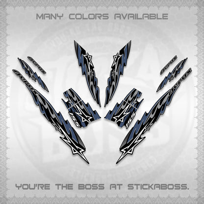 AEROX V2 INDO DECALS (2026 STAR 0001 MOTIF) STICKER KITS By STICKABOSS