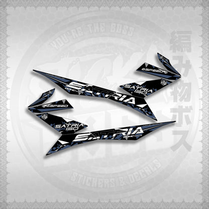 STICKER DECALS for RAIDER 150 FI (RFISATHMATH03) By STICKABOSS (SOFIE LAMINATED WATERPROOF)