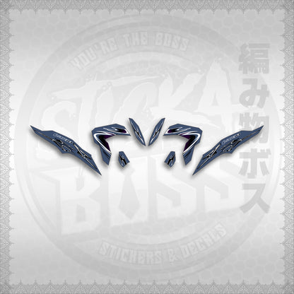 STICKER DECALS for CLICK 125 V3 (CV325LENEMOHO) By STICKABOSS (SOFIE LAMINATED WATERPROOF)