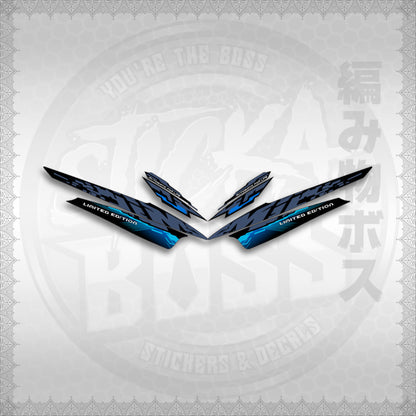 STICKER DECALS for MIO SPORTY (MSP25GLCO) By STICKABOSS (SOFIE LAMINATED WATERPROOF)