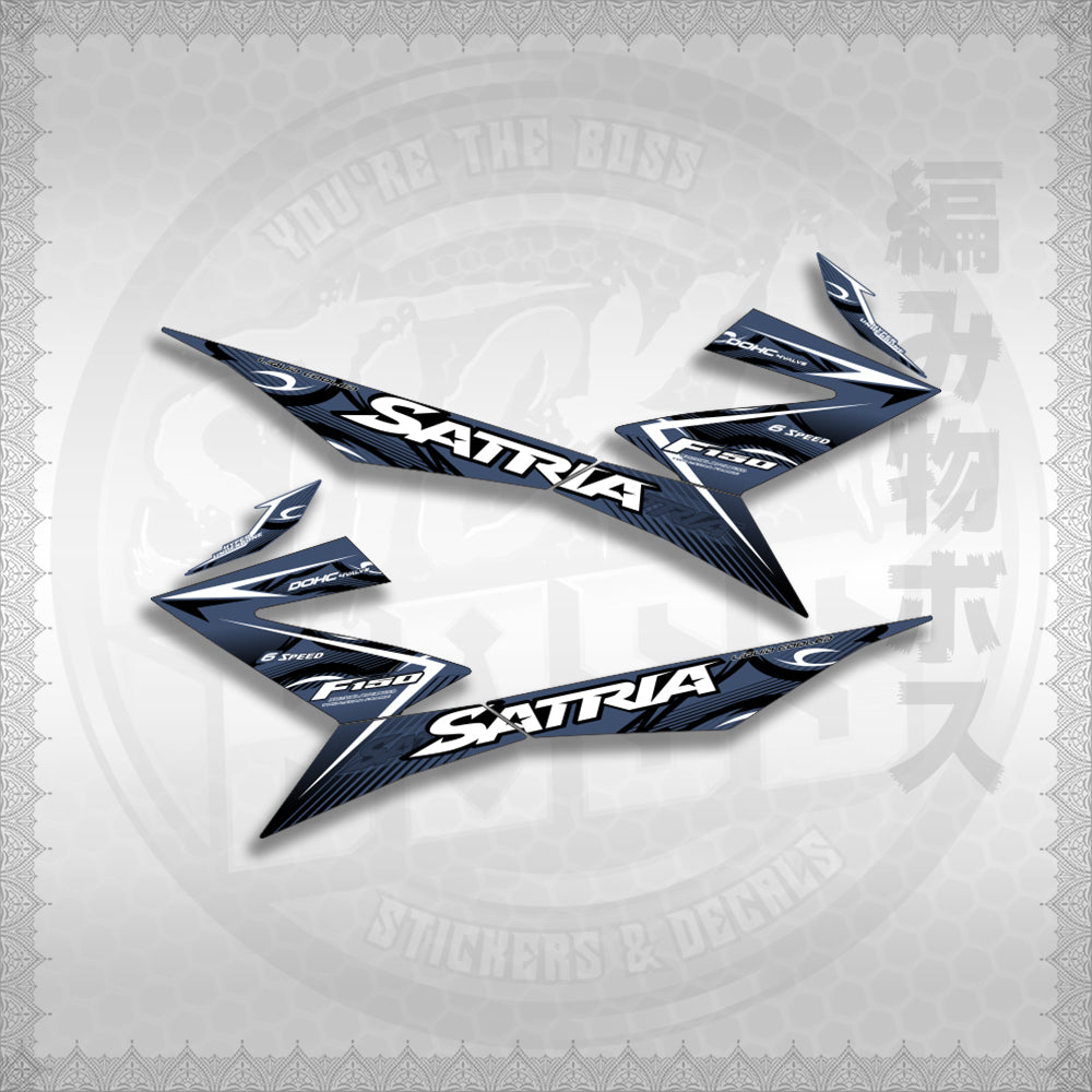 STICKER DECALS for RAIDER 150 FI (RFISATHMATH) By STICKABOSS (SOFIE LAMINATED WATERPROOF)