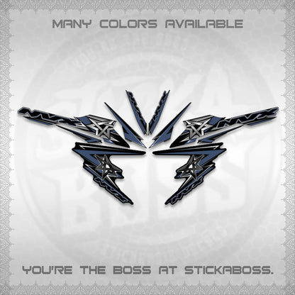 AEROX V3 INDO DECALS (ALPHA TURBO 0002)STICKER DECALS By STICKABOSS