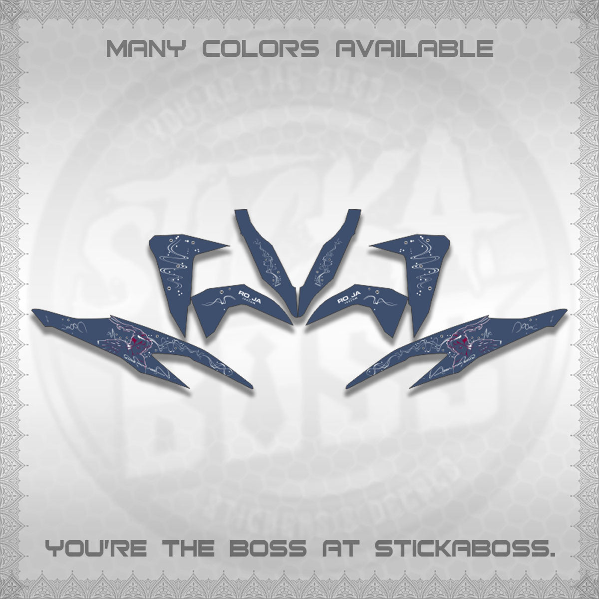 CLICK V2 DECALS (2F&2F 2026 DESIGN)STICKER DECALS BY STICKABOSS