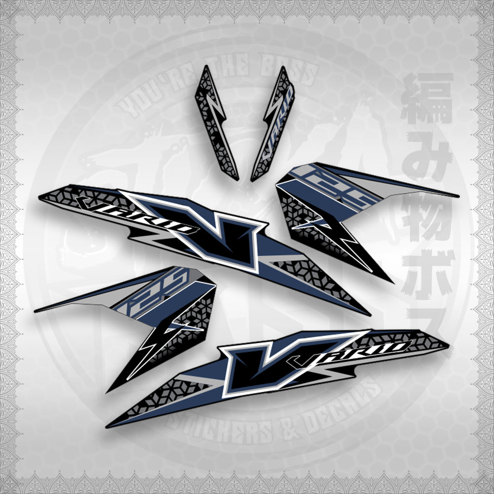 CLICK 125 V3 MALAY / INDO CONCEPT (CV3STSTVAA29) By STICKABOSS (SOFIE LAMINATED WATERPROOF)