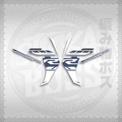 STICKER DECALS for AEROX 155 V2 THAI FOR WHITE (AV2R1IN) By STICKABOSS (SOFIE LAMINATED WATERPROOF)