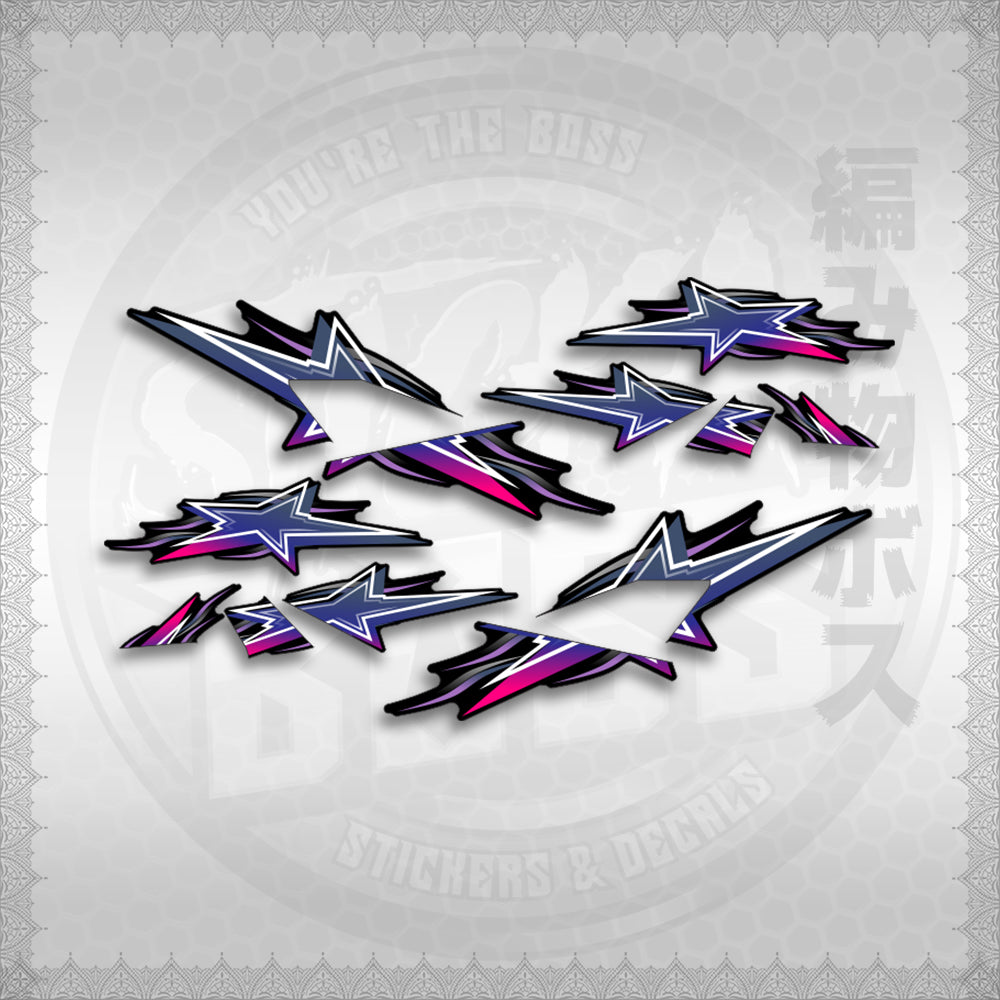 STICKER DECALS for NMAX V2 INDO (NV22002STLI) By STICKABOSS (SOFIE LAMINATED WATERPROOF)