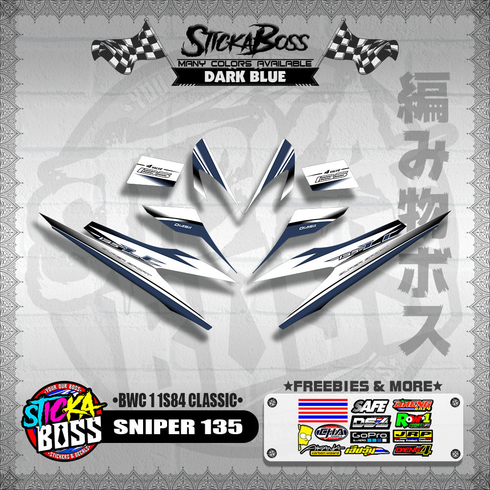SNIPER 135 DECALS ( BWC 1 1S84 CLASSIC )【WITH FREEBIES】