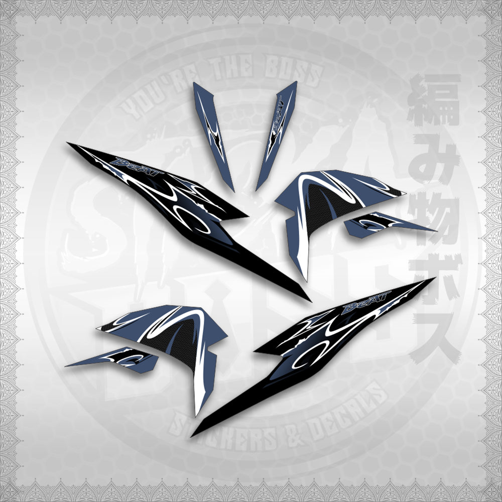 STICKER DECALS for BEAT FI V3 (BV325LENEMOHO) By STICKABOSS (SOFIE LAMINATED WATERPROOF)