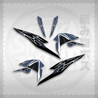 STICKER DECALS for BEAT FI V3 (BV325LENEMOHO) By STICKABOSS (SOFIE LAMINATED WATERPROOF)