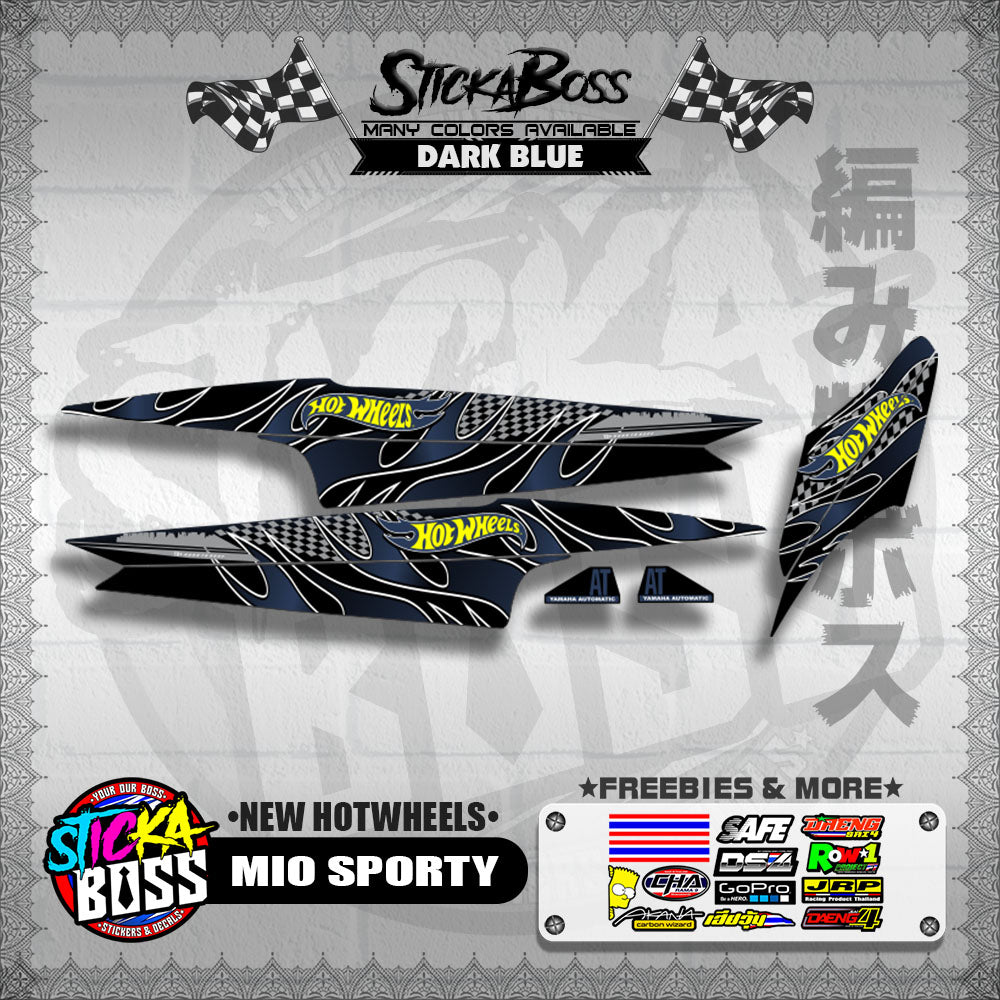 MIO SPORTY DECALS ( NEW HOTWHEELS )【WITH FREEBIES】