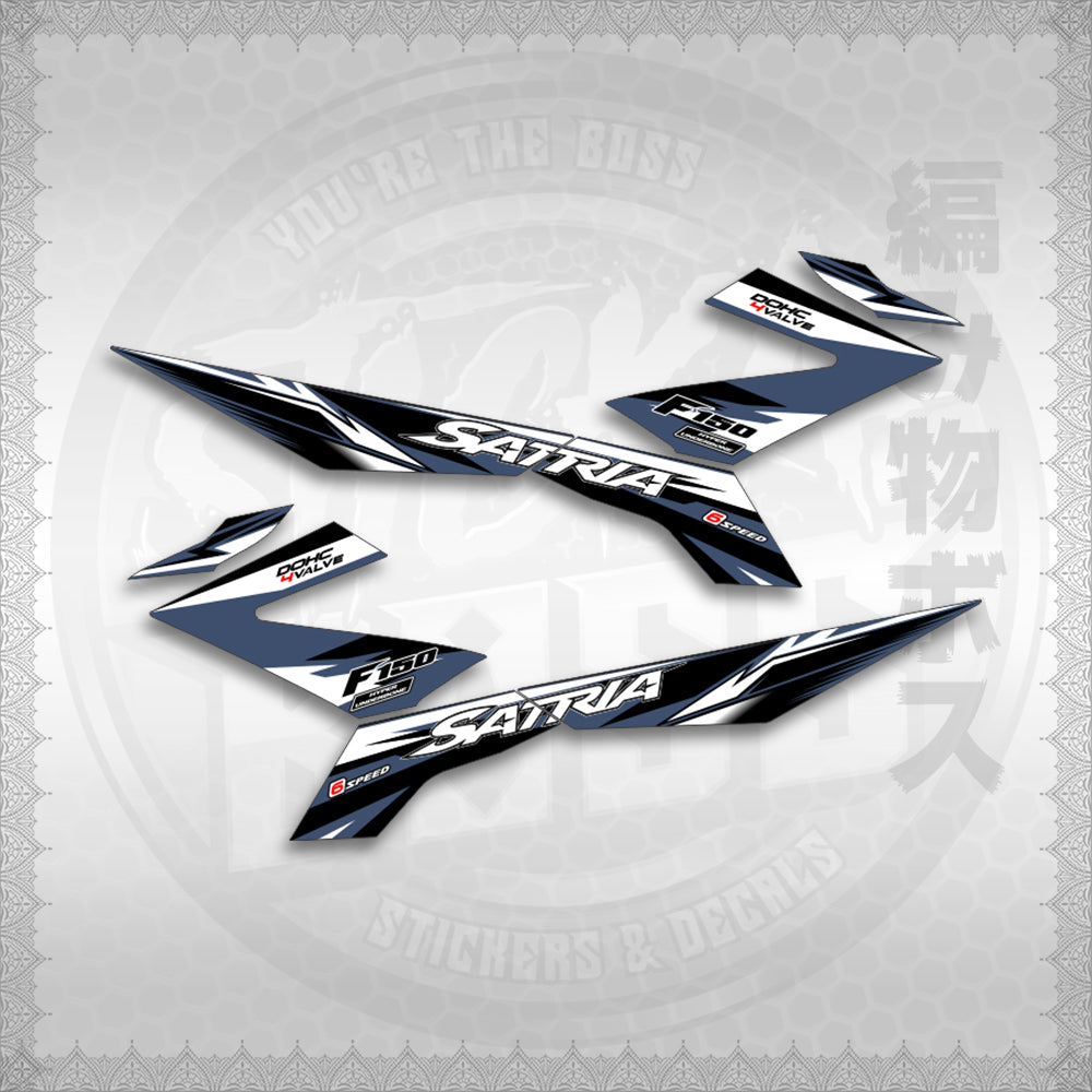 STICKER DECALS for RAIDER 150 FI THAI (RFISATH02DE) By STICKABOSS (SOFIE LAMINATED WATERPROOF)