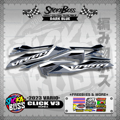 CLICK V3 STOCK DECALS ( 2023 VARIO )【WITH FREEBIES】