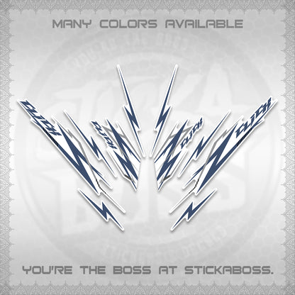 CLICK 125 V2 INDO FOR WHITE DECALS (2024 CL 00-A8 STYLE) STICKER KITS By STICKABOSS