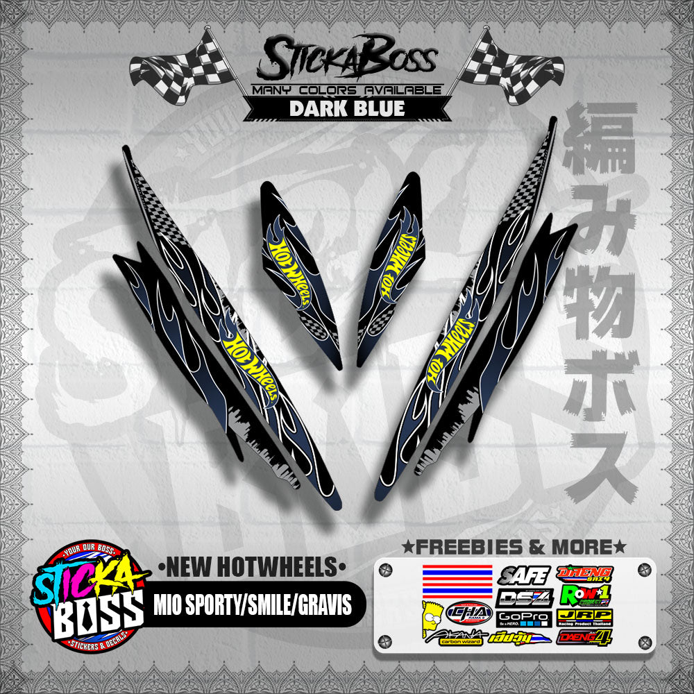 MIO SPORTY / SMILE / GRAVIS DECALS ( NEW HOTWHEELS )