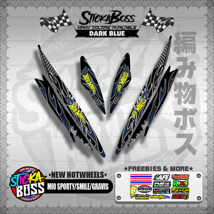 MIO SPORTY / SMILE / GRAVIS DECALS ( NEW HOTWHEELS )