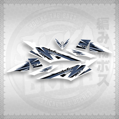 STICKER DECALS for MIO SOUL I (MSISTCAFOWH) By STICKABOSS (SOFIE LAMINATED)