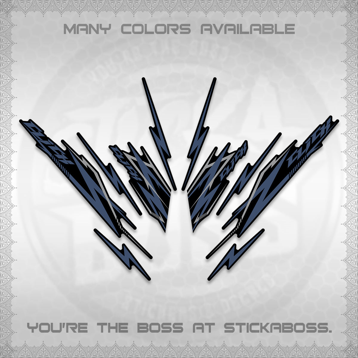 CLICK 125 V2 INDO DECALS (2024 CL 00-A8 STYLE) STICKER KITS By STICKABOSS