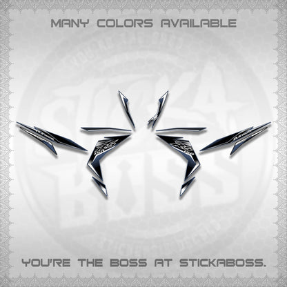 WINNER 150 V1 DECALS (GTR 150 RS PATTERN)STICKER DECALS By STICKABOSS
