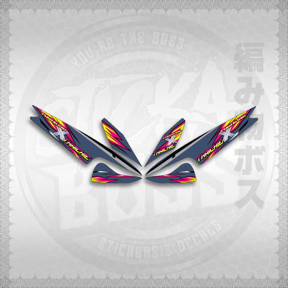 STICKER DECALS for MIO 1 (MIRPOXTH) By STICKABOSS (SOFIE LAMINATED WATERPROOF)