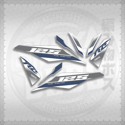 MIO I 125 M3 DASH RC EDITION FOR WHITE STICKER DECALS By STICKABOSS (SOFIE LAMINATED WATERPROOF)