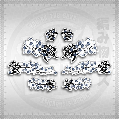 STICKER DECALS for NMAX V1 INDO FOR WHITE (NV1FWSAXFL) By STICKABOSS (SOFIE LAMINATED WATERPROOF)