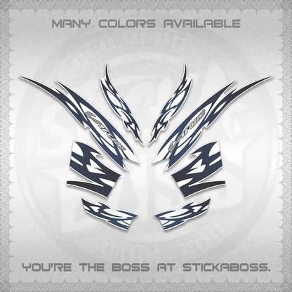 CLICK 125 V2 INDO STRIPING FOR WHITE DECALS (2026 NUSANTARA MOTIF) STICKER DECALS By STICKABOSS