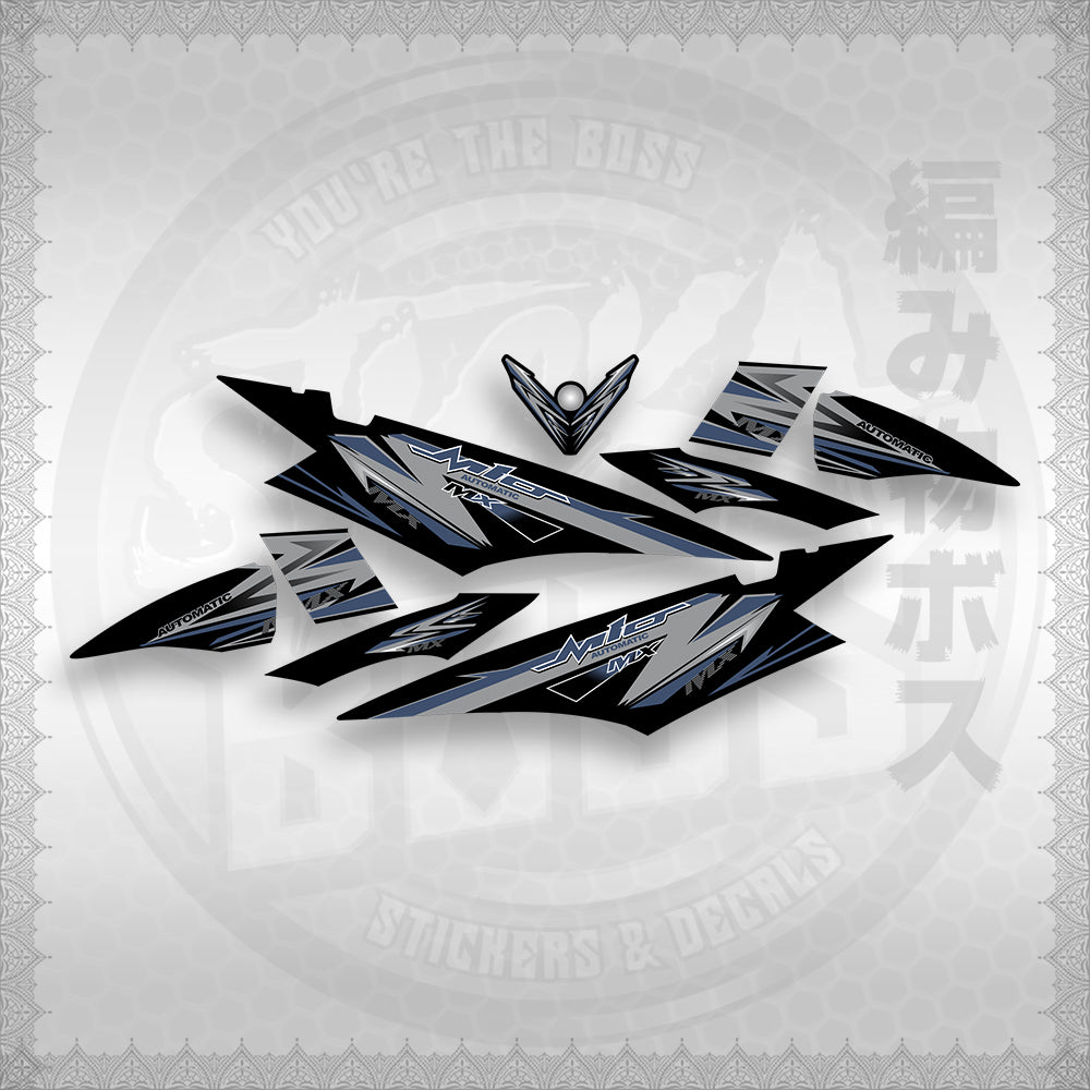 STICKER DECALS for MIO SOUL I (MSISTCA) By STICKABOSS (SOFIE LAMINATED WATERPROOF)