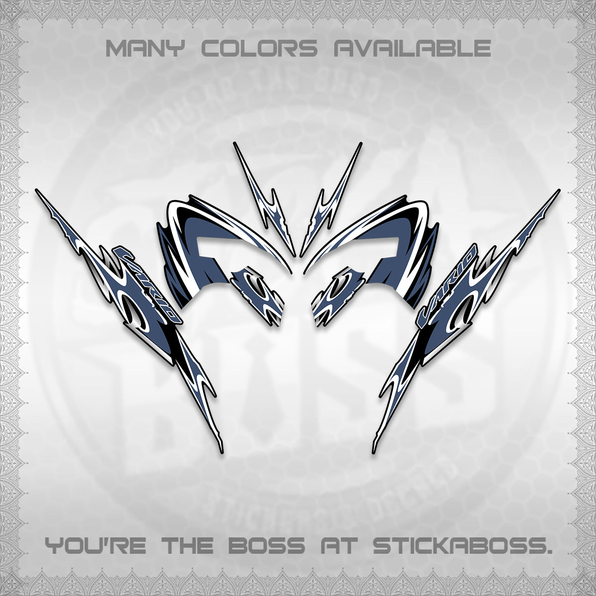 CLICK 125 V3 VARIO STRIPING DECALS (2026 NEW LED DESIGN) STICKER KITS By STICKABOSS