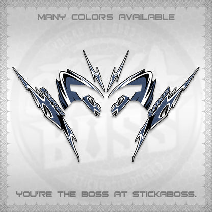 CLICK 125 V3 VARIO STRIPING DECALS (2026 NEW LED DESIGN) STICKER KITS By STICKABOSS