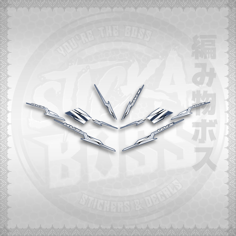 STICKER DECALS for AEROX 155 V1 THAI (AV1STOLTHST) By STICKABOSS (SOFIE LAMINATED WATERP