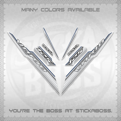 CLICK 125 V3 INDO FOR WHITE DECALS (2024 SV 07-A2 STYLE) STICKER KITS By STICKABOSS