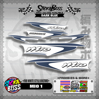 MIO 1 DECALS ( FOR WHITE STYLE CULTURE )【WITH FREEBIES】