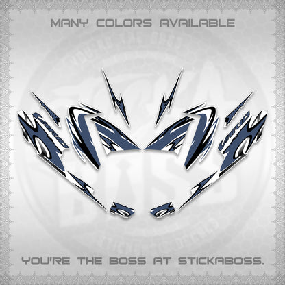 CLICK 125 V4 VARIO STRIPING FOR WHITE DECALS (2026 NEW LED DESIGN) STICKER DECALS By STICKABOSS