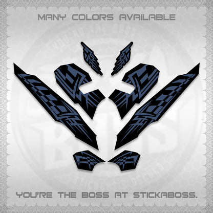 CLICK 125 V3 VARIO INDO-MALAY DECALS (2026 TRIBAL LINES DESIGN) STICKER DECALS By STICKABOSS