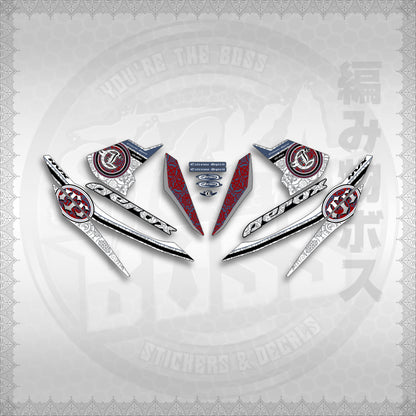 STICKER DECALS for AEROX V1 (AV1EXSPNV) By STICKABOSS (SOFIE LAMINATED WATERPROOF)