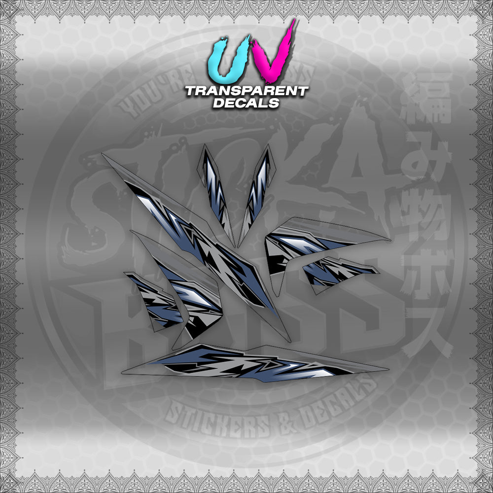 STICKER DECALS for BEAT 110 V2 (INMAUVTRSTMODE) By STICKABOSS (SOFIE LAMINATED WATERPROOF)