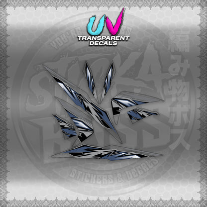 STICKER DECALS for BEAT 110 V2 (INMAUVTRSTMODE) By STICKABOSS (SOFIE LAMINATED WATERPROOF)