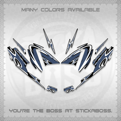 CLICK 125 V4 VARIO STRIPING DECALS (2026 NEW LED DESIGN) STICKER DECALS By STICKABOSS