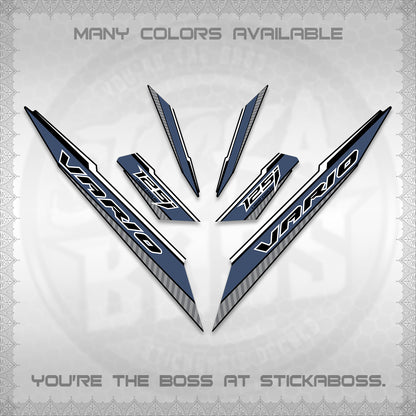 CLICK 125 V3 VARIO DECALS (2024 SV 12-A1 STYLE) STICKER DECALS By STICKABOSS