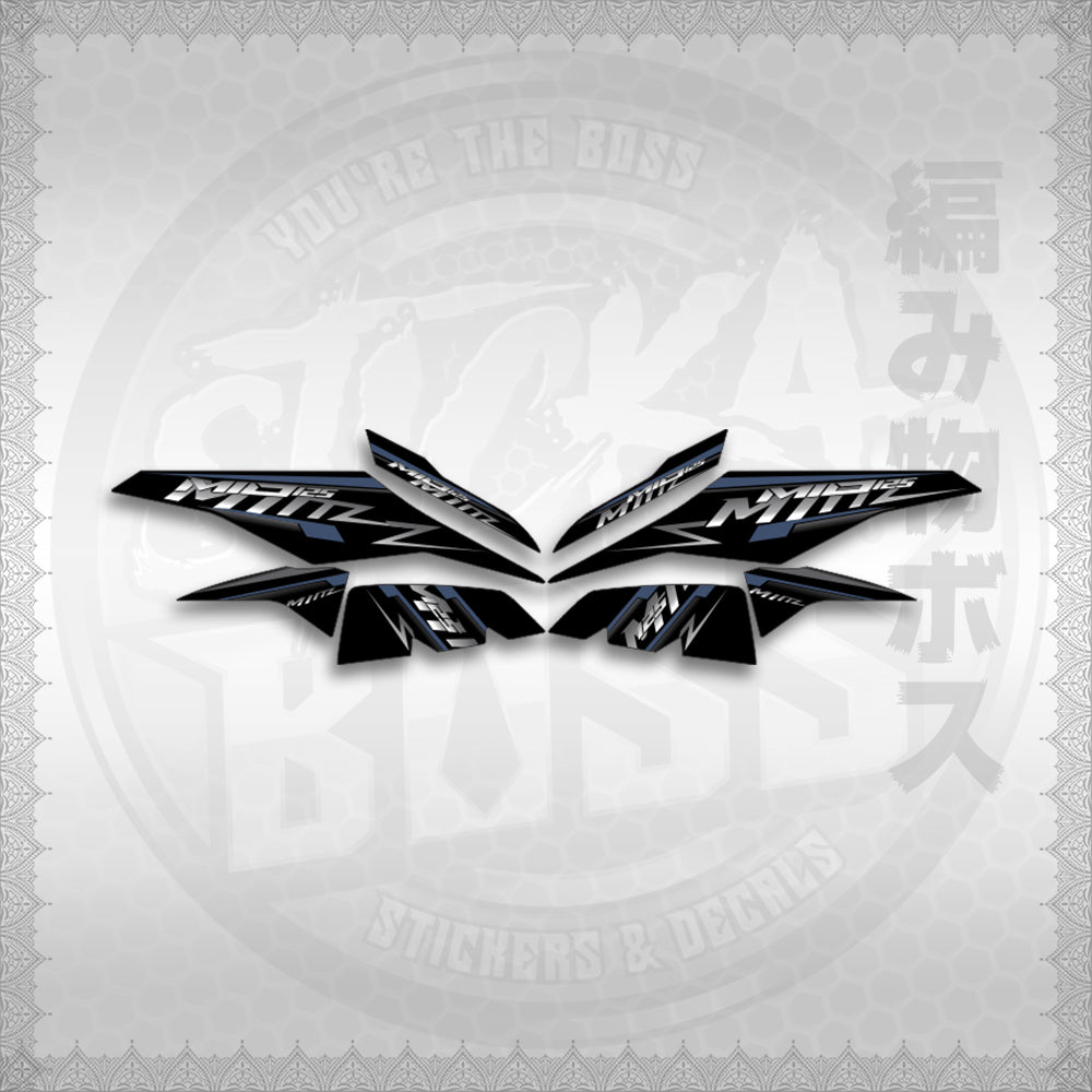 STICKER DECALS for MIO I 125 M3 INDO (MIRSTMIZ) By STICKABOSS (SOFIE LAMINATED WATERPROOF)