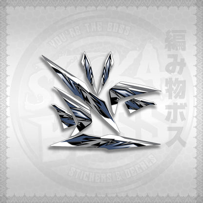 STICKER DECALS for BEAT 110 V2 (BV2INMAFOWHSTMODE) By STICKABOSS (SOFIE LAMINATED WATERPROOF)