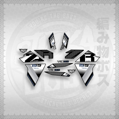 STICKER DECALS for SNIPER 155 (S155Y1SIPH) By STICKABOSS (SOFIE LAMINATED WATERPROOF)