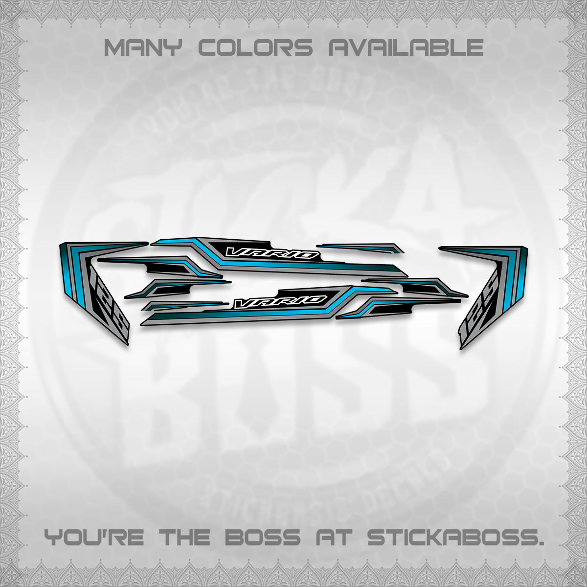 CLICK 125 V3 VARIO DECALS (2024 STRIPING MINIMALIST 002)STICKER DECALS By STICKABOSS (Copy)