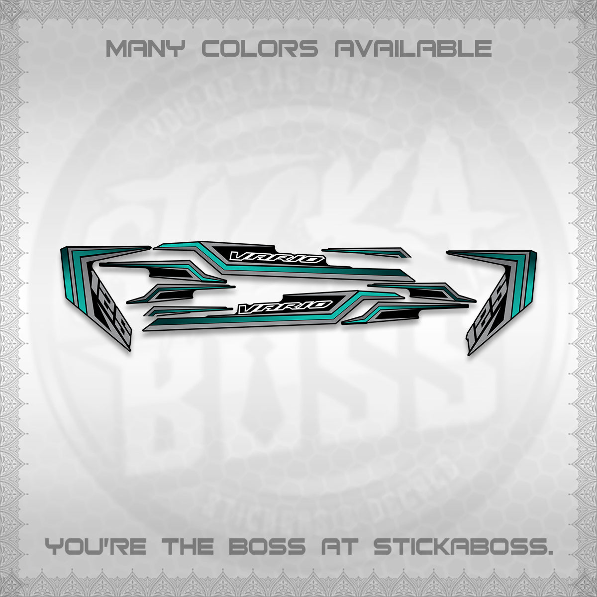 CLICK 125 V3 VARIO DECALS (2024 STRIPING MINIMALIST 002)STICKER DECALS By STICKABOSS (Copy)