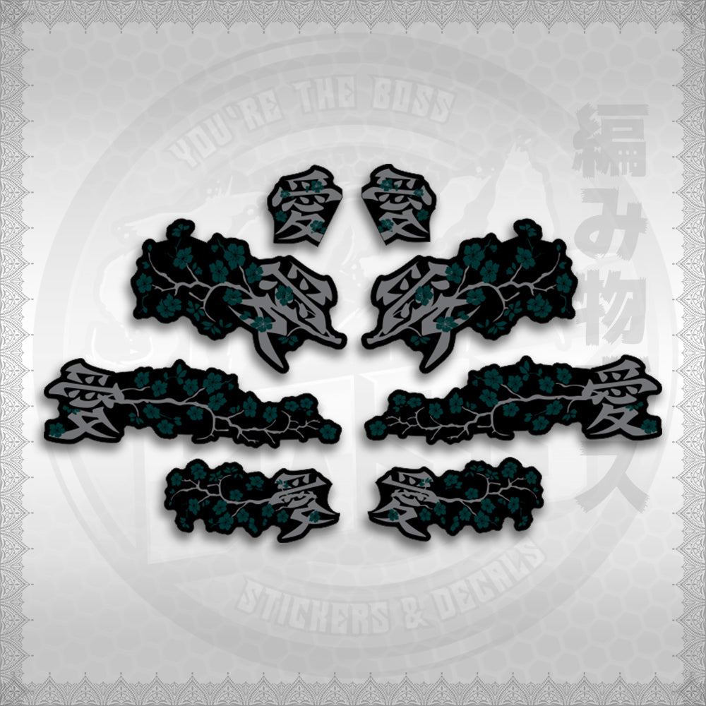 STICKER DECALS for NMAX V1 INDO (NV1SAXFL) By STICKABOSS (SOFIE LAMINATED WATERPROOF)