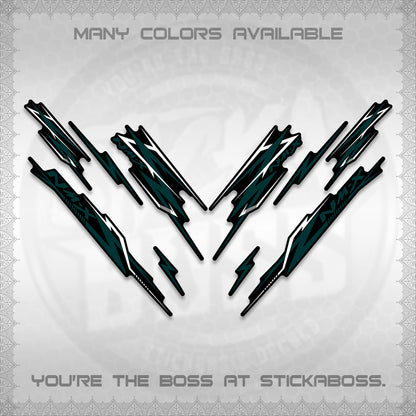 NMAX V2 DECALS (2024 NM A8 STYLE) STICKER DECALS By STICKABOSS