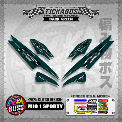 MIO 1/SPORTY/ SMILE STICKER DECALS ( 2025 GLITCH DESIGN )【WITH FREEBIES】